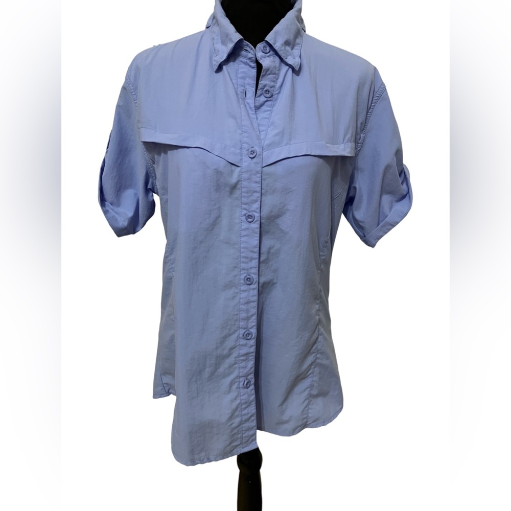 Bass Pro Shops Sky Blue Women's Button-Down Shirt